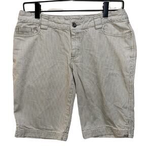 Patagonia Striped Organic Cotton Bermuda Shorts Size 6